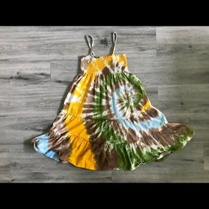 Adorable Tie Dyed Summer Dress